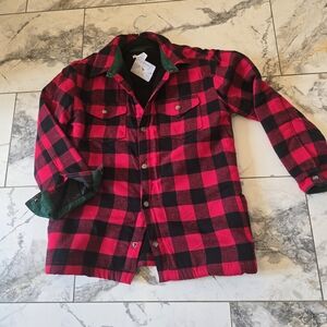 Tommy Bahama Red and Black Plaid Jacket - XXL Boys *Brand New With Tags**